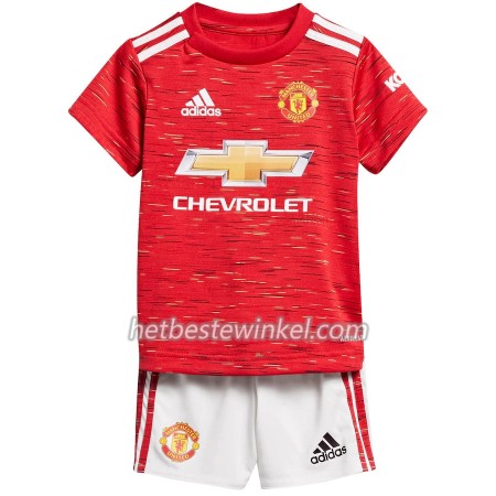 Manchester United Kind Voetbaltenues Thuis 2020/21 - SS (+ Korte broeken)